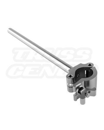 EVT50C-ACP %%sep%% Medium-Duty 2-Inch Medium Clamp Attached To Welded 1-Inch Post 18-Inches Long