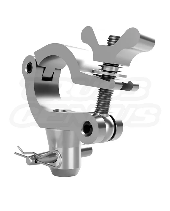 EVT50C-ASE 2-Inch Truss Clamp with Reversed Elbow and Half Coupler, high-strength and versatile rigging solution