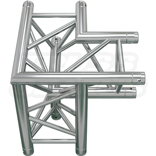 EVT290T-3WCDL 3-Way 90-Degree Corner Apex Down Left for Triangular Truss - Strong and Precise Truss Connector