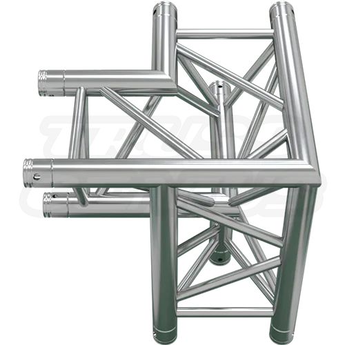 EVT290T-3WCDR 3-Way 90-Degree Corner Apex Down Right for Triangular Truss - Durable and Precise Truss Connector