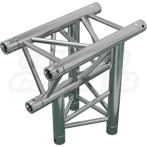 EVT290T-3WTVD 3-Way Vertical T-Junction Corner Apex Down for Triangular Truss, durable and precise truss connector