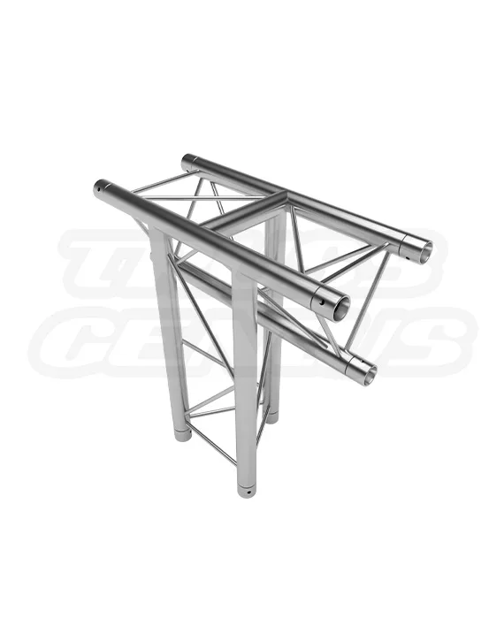 EVT220T-3WTD 3-Way Vertical T-Junction Apex Down Aluminum Triangular Truss, durable and flexible truss connector