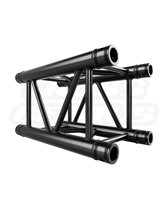 EVT290S-050 Black 1.64-Foot Matte Black Truss Straight Section - Durable Medium-Duty Aluminum Truss, TUV-Certified