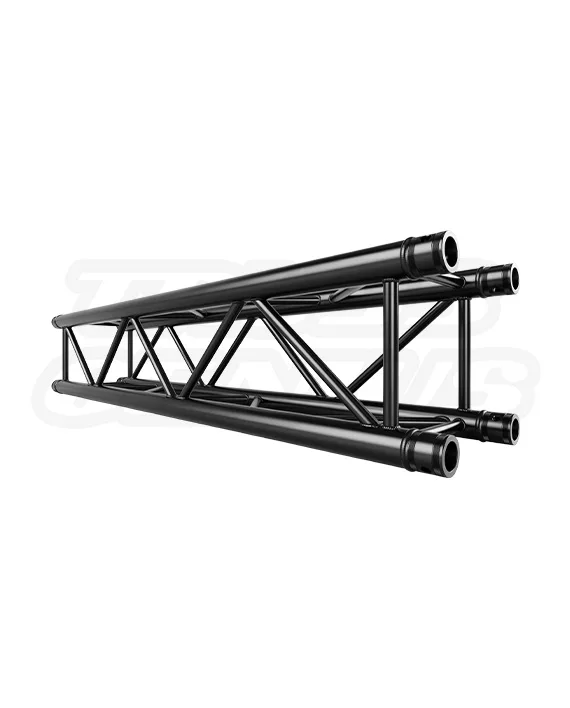 4.92 ft (1.5 m) square truss straight section in matte black — EVT290S‑150