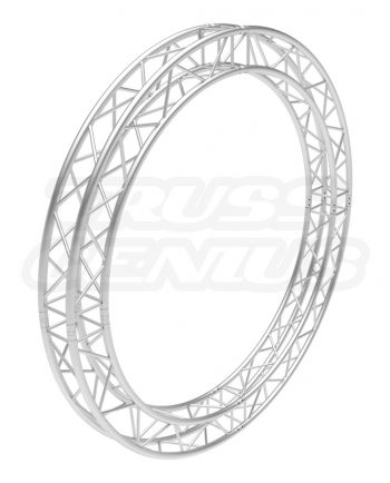 Large 10-Foot Square Aluminum Truss Circle - EVT290S-C300, Perfect for Events & Displays