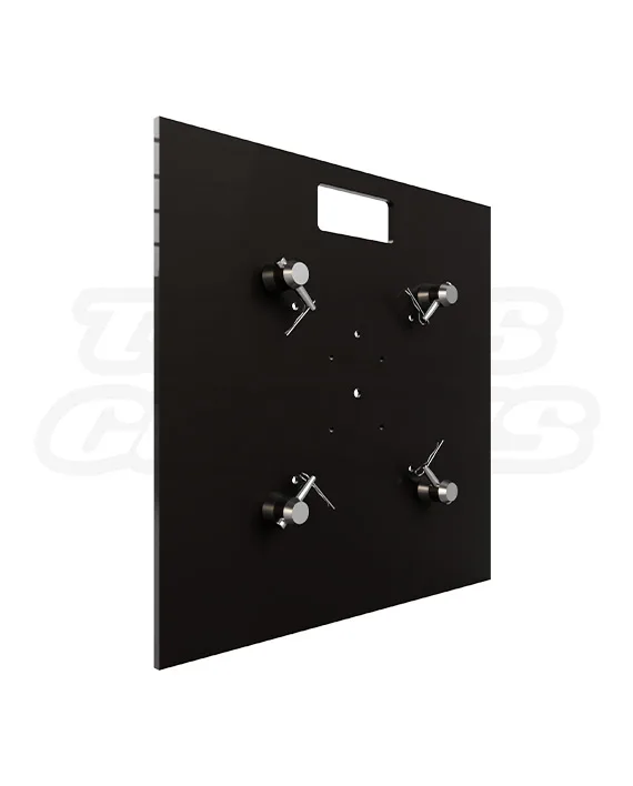 EVT290S-BBP20 20-Inch Black Aluminum Base Plate for Square Truss, strong and stylish truss foundation