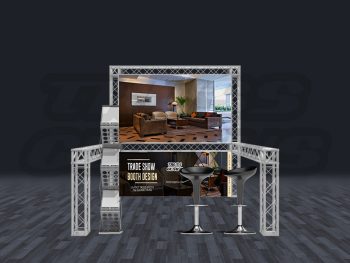 10-Foot Truss Trade Show Booth Design