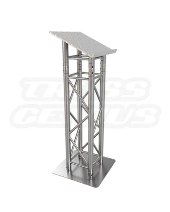 Acrylic Church Podium Pulpit with Aluminum Truss, elegant and sturdy lectern for debates and conferences
