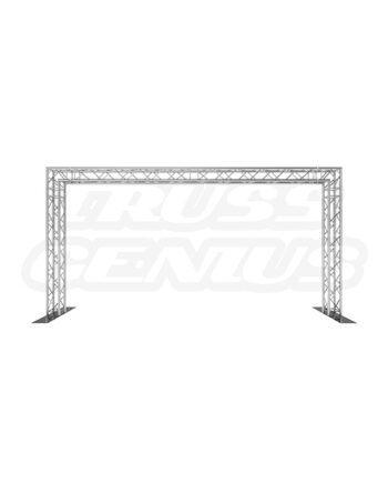 10x20 Goal Post Square Truss System EVT290S-Dinuba Front View