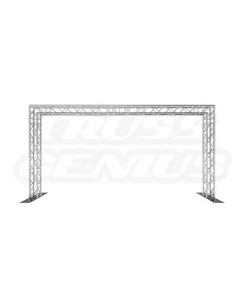 10x20 Goal Post Square Truss System EVT290S-Dinuba Front View, robust and versatile event structure