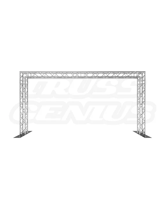 10x20 Goal Post Square Truss System EVT290S-Dinuba Front View, robust and versatile event structure