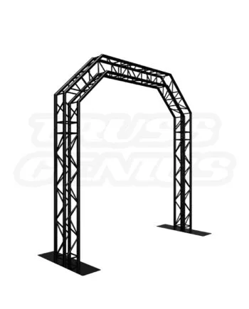 10x10 Octagon Arch Truss System EVT290S-Geyser in Black Powder Coat, stylish and durable event structure