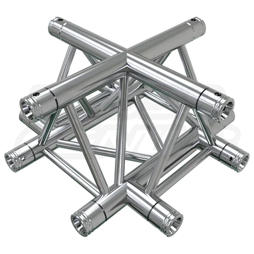 EVT290T-4WCUD 4-Way Cross Junction Corner for Triangular Truss - Durable and Versatile Truss Connector