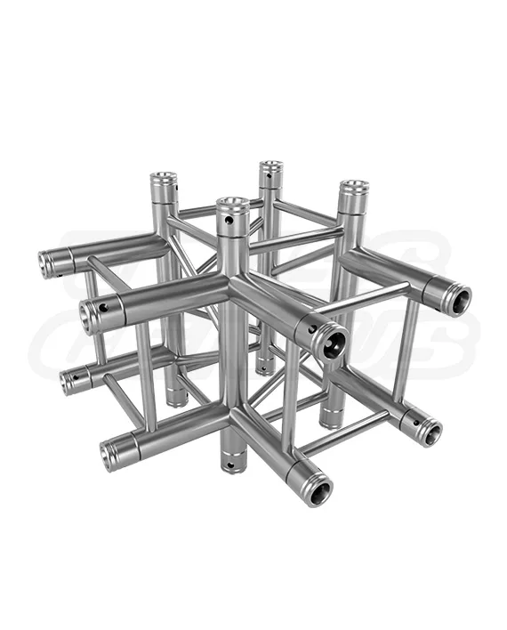 EVT290S-4WT 4-Way T-Junction Corner for Square Truss, high-strength and reliable truss connector