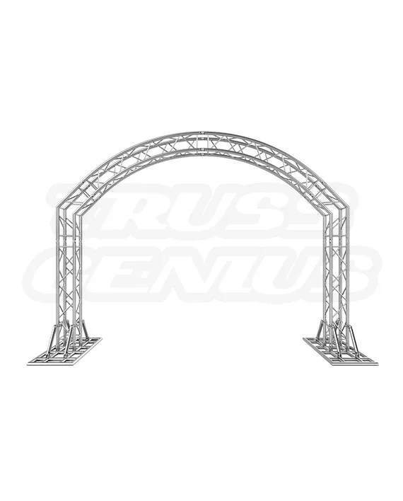 14x10 Oval Arch Truss System EVT290S-Orland Front View, elegant and sturdy truss for event displays