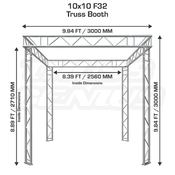 10x10 Trade Show Display Stand Booth Truss System W10 X L10 X H10 10x10-trade-show-display-stand-booth-truss-system-w10-x-l10-x-h10