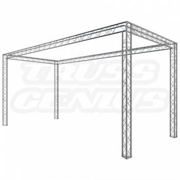 Trade Show Exhibit Display Booth 10x20 F23-202 Dual Center Beams Configuration 2