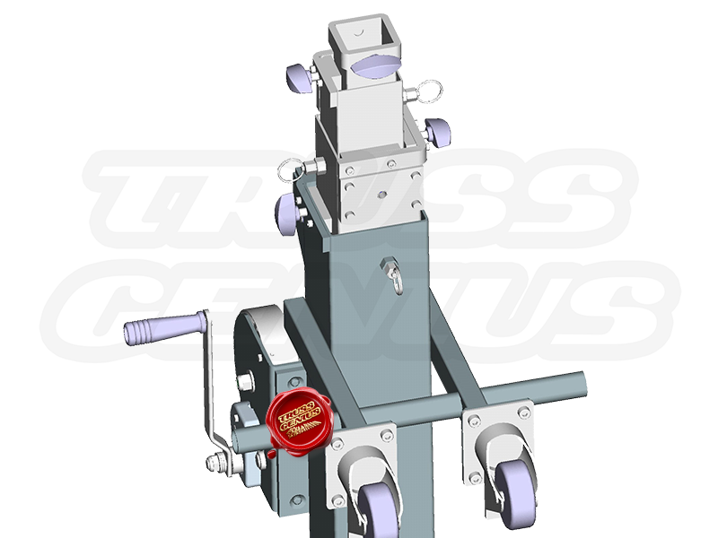 ST-180 Crank Stand Top Mast (Rendered Image of Product)