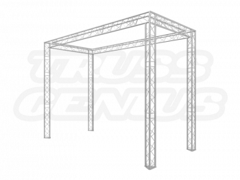 13x6 Truss Trade Show Booth Complete Kit With Collapsible Container