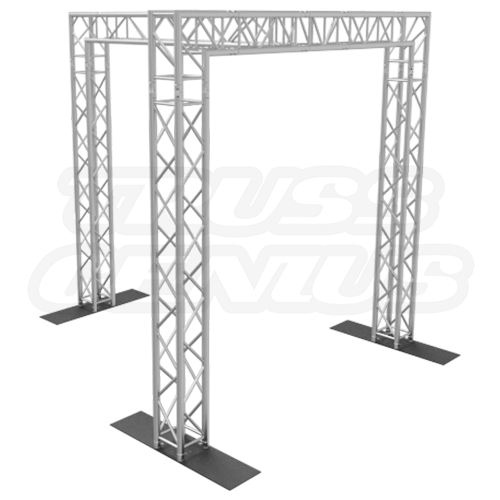 10-Foot Truss Goal Post with 3 Legs and Center Beam