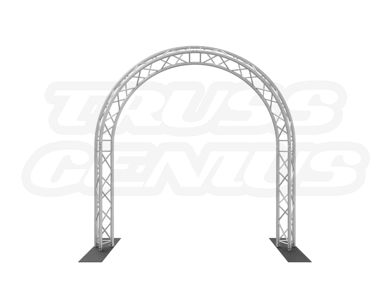 10x10 Circular Arch Truss System made with F33 Triangular Trussing