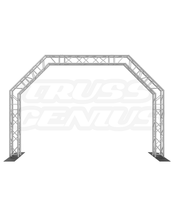 Goal Post F34 Square Truss System Octagon Arch 15x10