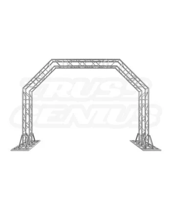 15x10 Octagon Arch Truss System EVT290S-Odessa Front View, sturdy and versatile truss for event structures