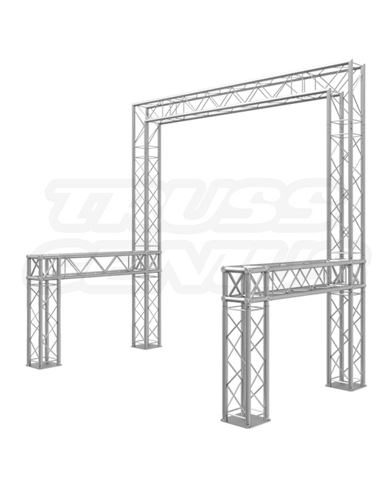 8-Foot Truss Trade Show Booth – Customizable Portable Exhibits