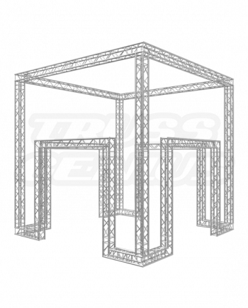 20-Foot F34 Square Truss Trade Show Booth Design