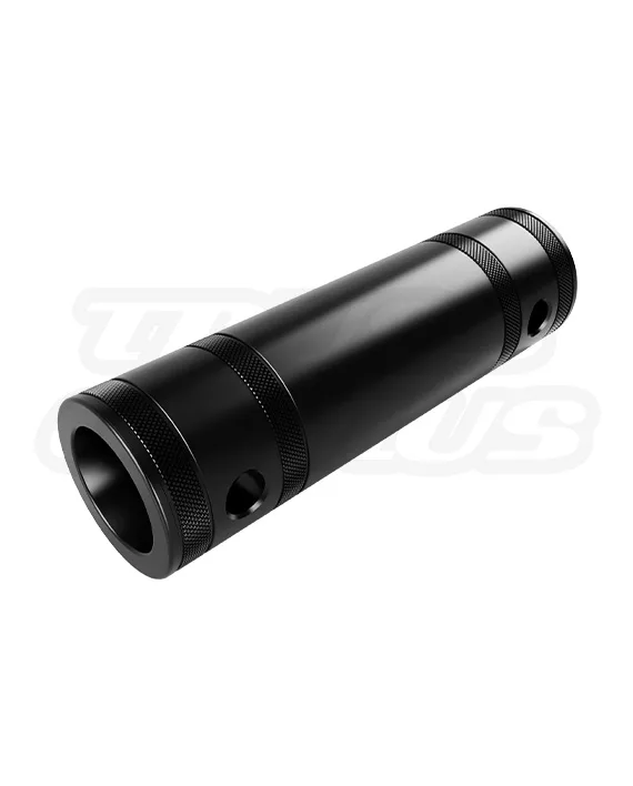 EVT50A‑S170 Black female truss spacer, 170 mm (6.69 in) length for 50 mm (2 in) tubing