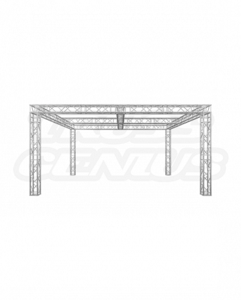 20x20x10 Truss Trade Show Booth with Center Cross Beams