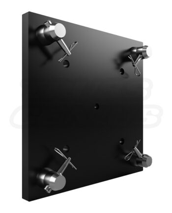 Heavy-Duty EVT290S-SSBP Black 12-Inch Stainless Steel Truss Base Plate - Perfect for Outdoor and Permanent Installations