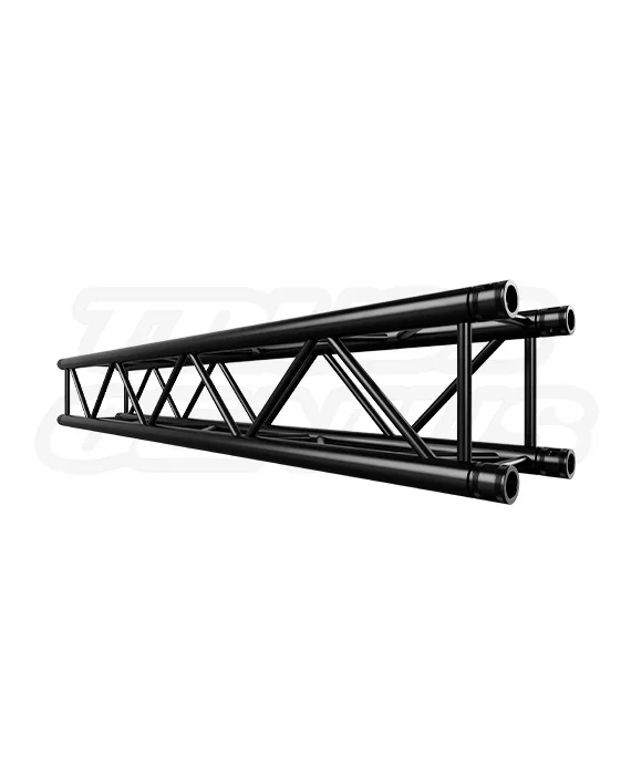 EVT290S‑194 Black — 6.36 ft square truss straight section with matte black finish