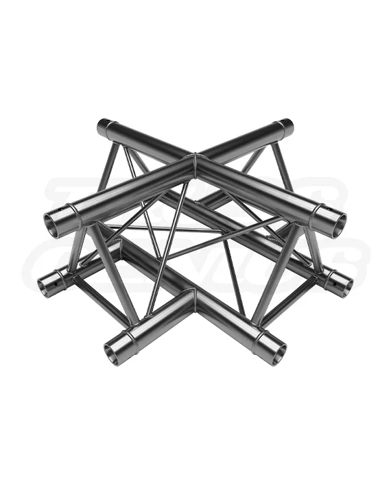 EVT220T-4WCD 4-Way Cross Junction Apex Up or Down, versatile and durable truss connector