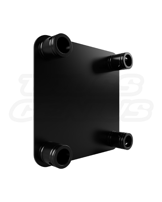 12-Inch Black Truss Base Plate with 60mm Spacers