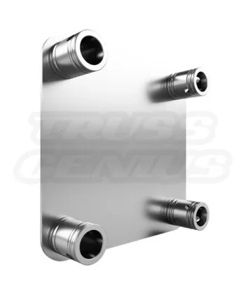 EVT290S‑ABP60 aluminum base plate with integrated 60 mm spacers for EVT290S 290 mm square truss