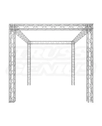 15x15 Trade Show Exhibit Display Booth Evt290x Tustin Front View