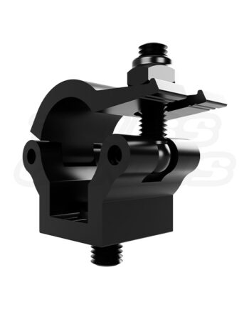 EVT25C-BLC Black Clamp with Stainless Steel Hardware for 25mm Tubes or Trussing