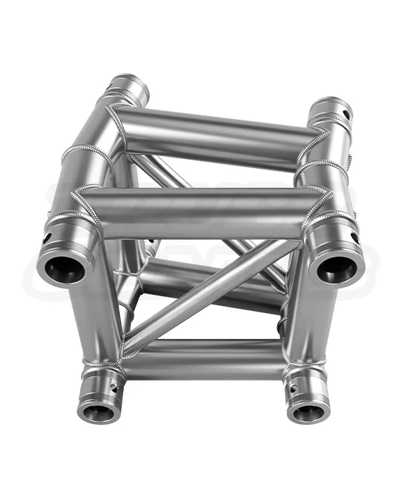 EVT290X‑12DA — 12 degree fixed‑angle aluminum corner for F34 (290 mm) square‑truss systems