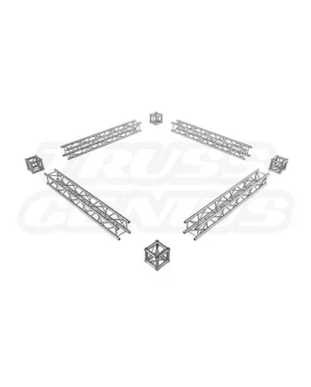 10x10 Suspended Truss Grid SkyGrid-100 Exploded View