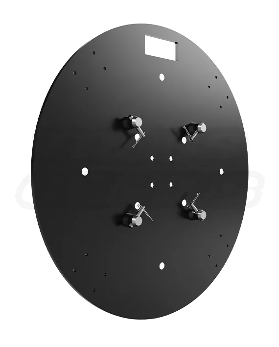 EVT290S-BP30RS 30-Inch Round Steel Base Plate for Square Truss