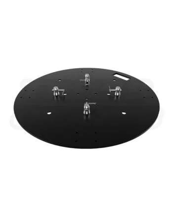 Round Steel Base Plate for Square Truss with Handle