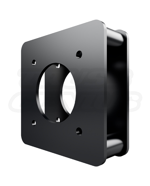 EVT12S-4IN Black Bolt End Plate Truss Spacer