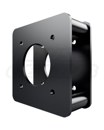 EVT12S-5IN 5″ Black Truss Spacer Plate – 12″ x 12″ Square Aluminum End-Plate Spacer
