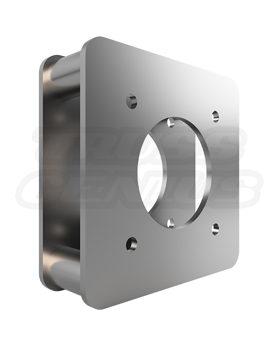 EVT12S-6IN 4″ Truss Spacer Plate – 12″ x 12″ Square Aluminum End-Plate Spacer