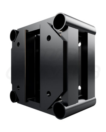 EVT12S-7IN 7″ Black Truss Spacer Plate – 12″ x 12″ Square Aluminum End-Plate Spacer